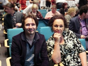 Preisträger Daniel Gräfe und Jurymitglied Luc Jochimsen